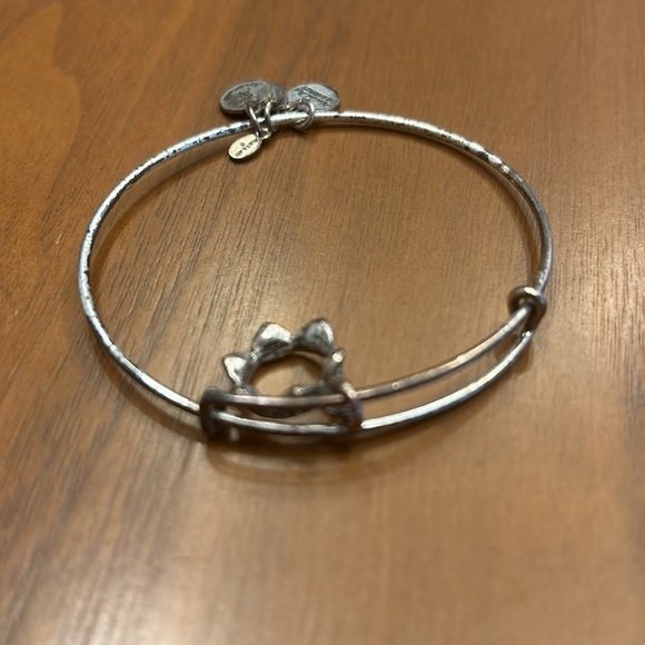 Alex And Ani Silver Crown Bangle - Picture 5 of 5